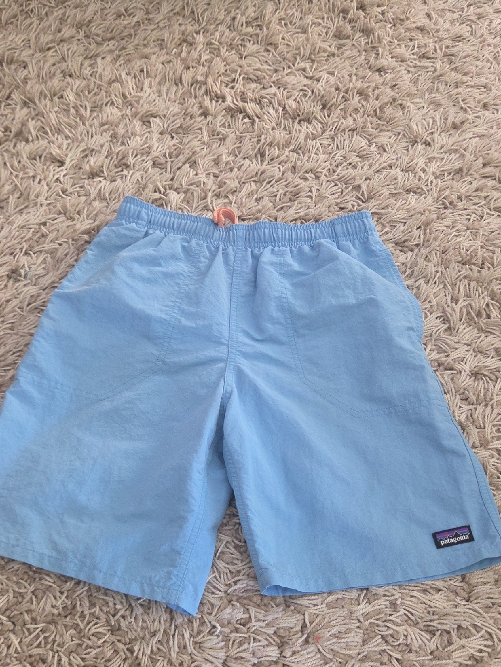Patagonia Light Blue Casual Swim/Board Shorts